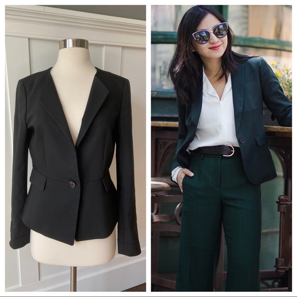 Ann Taylor Jackets & Blazers - Ann Taylor One Button Classic Black Blazer